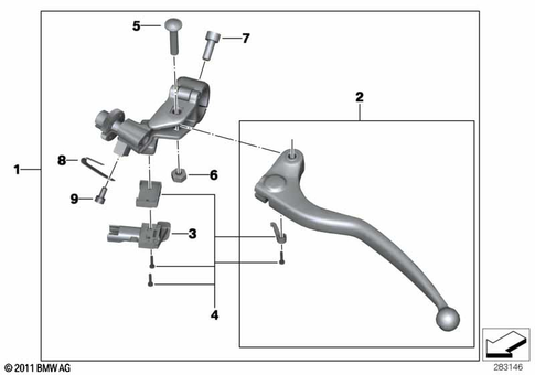 Control Assembly for 2013 BMW-Motorrad S 1000 RR #1