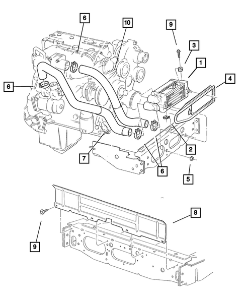 Radiator and Related Parts for 2001 Jeep Cherokee #2