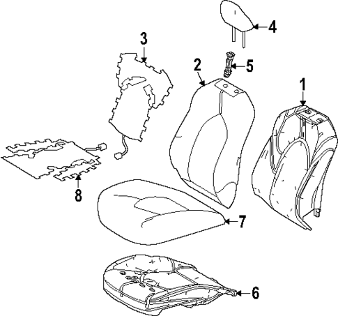 Driver Seat Components for 2024 Lexus TX550h+ #0