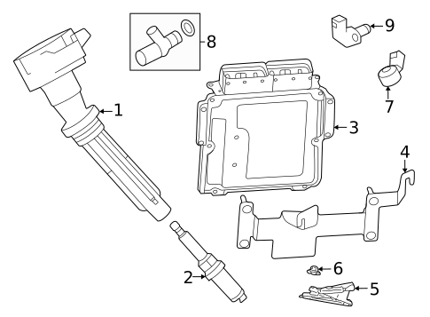 Ignition System for 2022 Land Rover Defender 110 #0