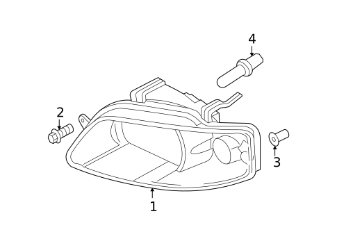Bulbs - Chassis for 2008 Chevrolet Aveo5 #4