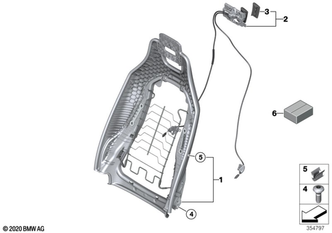 Front Seat for 2019 BMW i3s 120Ah #2