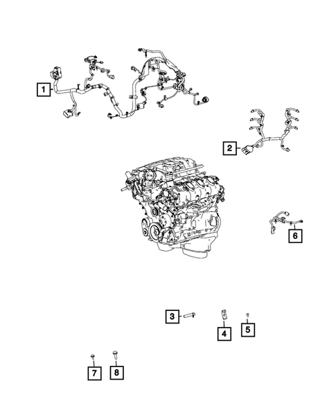 Wiring, Powertrain for 2020 Jeep Grand Cherokee #1