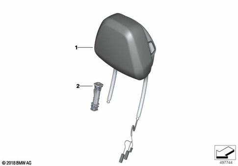 Front Seat for 2019 BMW 840iX #2