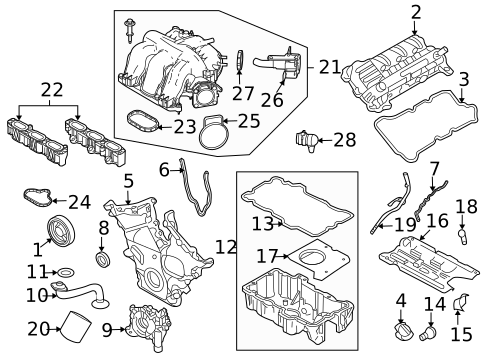 Hardware, Fasteners & Fittings for 2009 Ford Fusion #0
