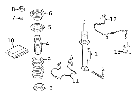 Struts & Components for 2021 BMW M850i xDrive #1