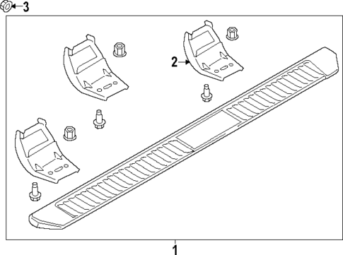 Running Board for 2023 Ford F-350 Super Duty #4