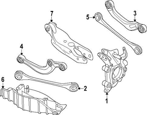 Rear Suspension for 2025 Audi SQ6 e-tron #0