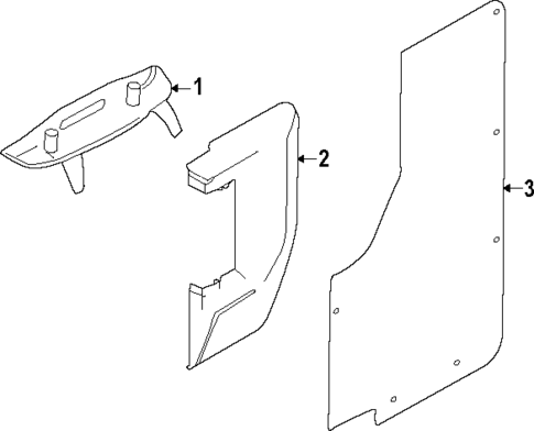 Interior Trim - Side Door for 2025 Ford E-Transit #5