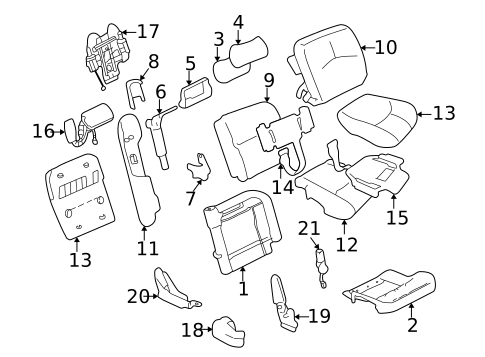 Power Seats for 2004 Cadillac Seville #1