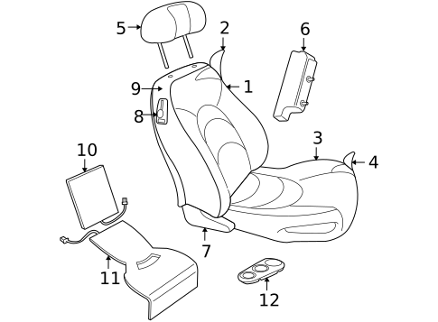 Power Seats for 2004 Jaguar XK8 #2