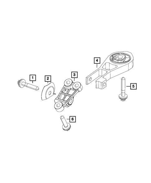 Engine Mounting for 2016 Ram ProMaster City #0