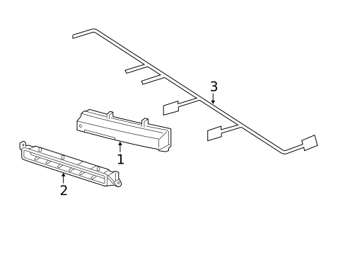 Daytime Running Lamp Components for 2015 Mercedes-Benz ML250 #0