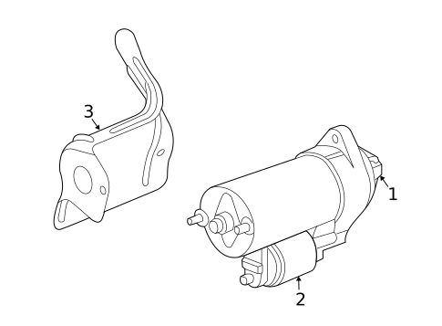 Starter for 2003 BMW 745i #0