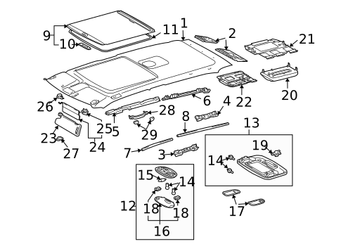 Interior Trim - Cab for 2006 Toyota Tundra #3