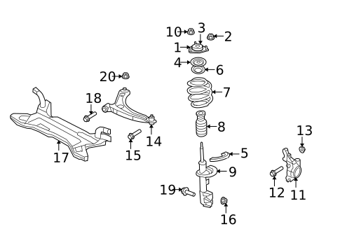 Suspension Components for 2009 Dodge Caliber #2