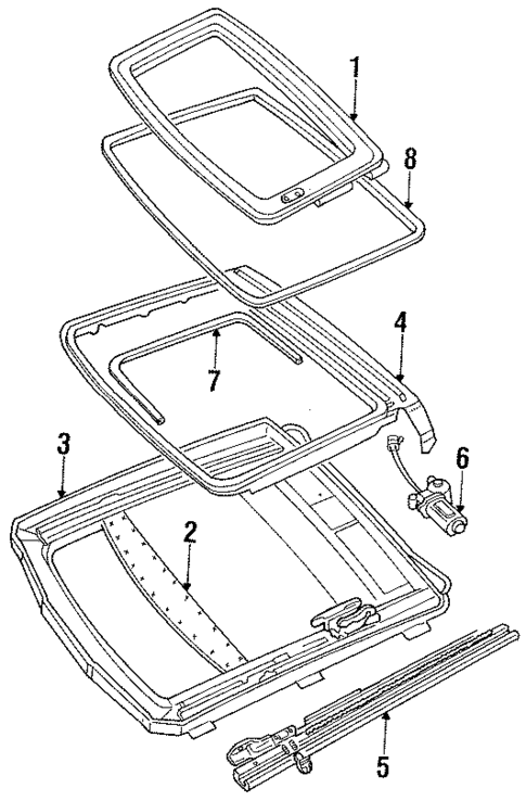Sunroof for 1986 Dodge Diplomat #1