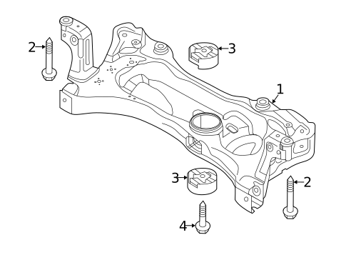 Suspension Mounting for 2021 Volkswagen Tiguan #0