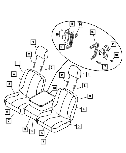 Front Seats - First Row for 2010 Dodge Ram 3500 #6