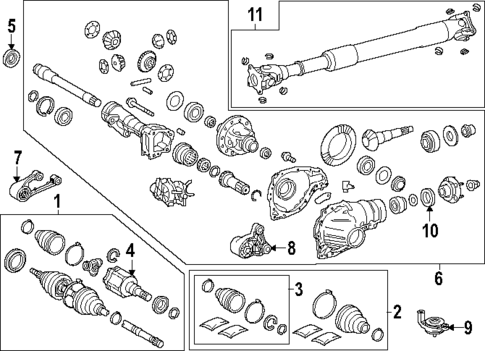 Carrier & Front Axles for 2025 Toyota 4Runner #0