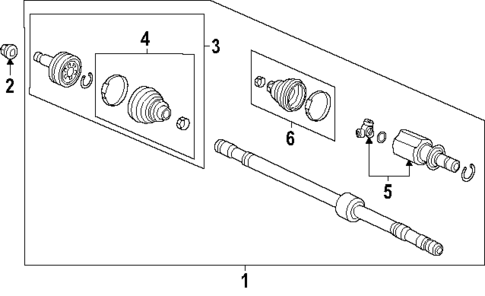 Drive Axles for 2025 Honda Civic #0