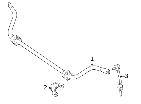 Stabilizer Bar & Components for 2021 Mercedes-Benz AMG GT Black Series #1