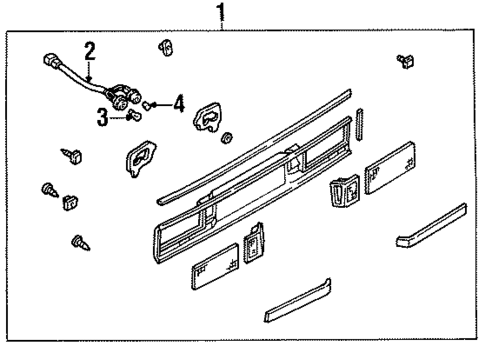 Bulbs - Chassis for 1993 Ford Escort #1