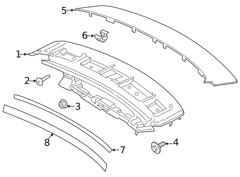 Spoiler for 2018 Porsche Panamera #2