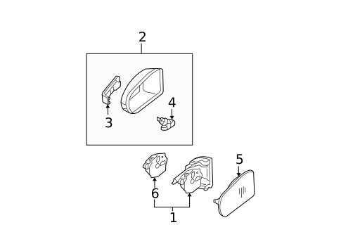 Mirrors for 2003 Mercedes-Benz E55 AMG #0