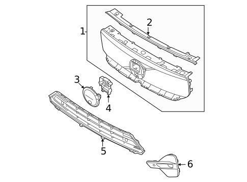 Grille for 2026 Volvo EC40 #1