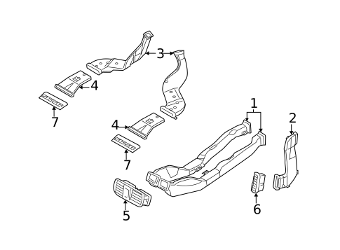 Ducts for 2013 Hyundai Equus #2