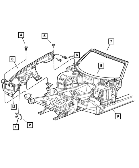 Fender for 2003 Dodge Viper #1