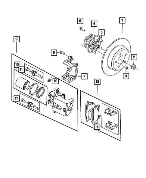 Rear Brakes for 2019 Dodge Challenger #0