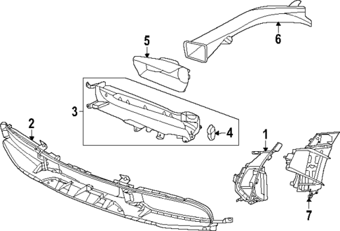Grille & Components for 2025 Porsche Taycan #1