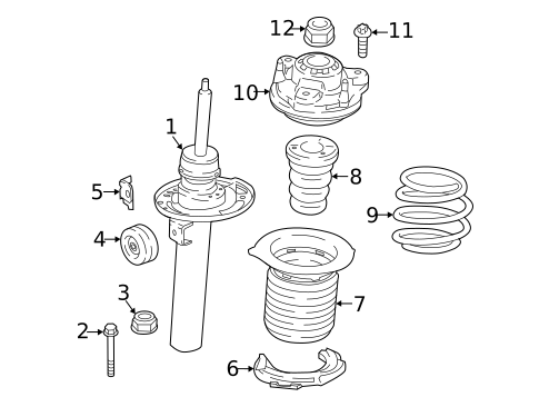 Struts & Components for 2021 BMW X3 #4