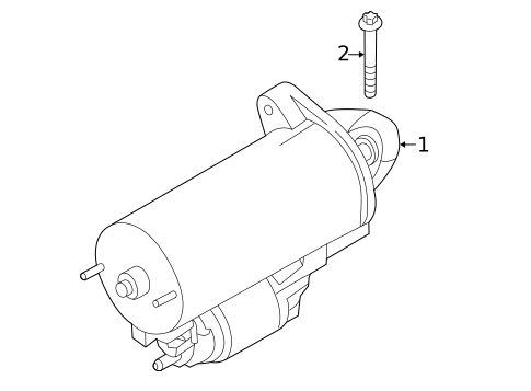 Starter for 2016 BMW 640i #1