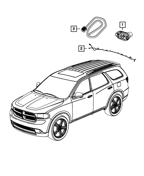 Wiring-Body and Accessories for 2013 Dodge Durango #3