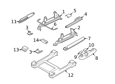 Tracks & Components for 2003 Volvo XC90 #1