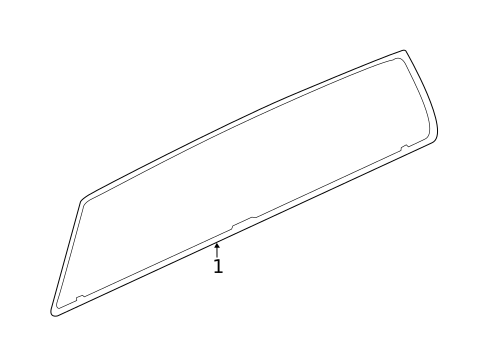 Glass & Hardware - Back for 2023 Ford Ranger #0
