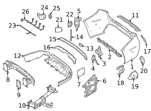 Parking Aid for 2018 Mercedes-Benz GLS450 #6