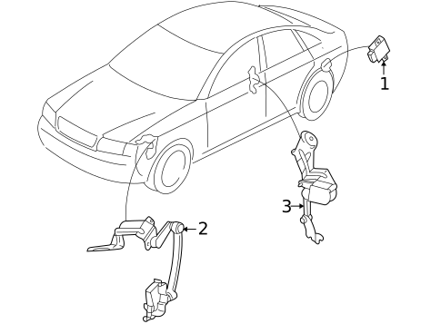 Electrical Components for 2005 Audi A4 Quattro #1