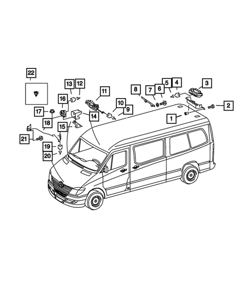 Wiring-Body & Accessories for 2007 Dodge Sprinter 2500 #3
