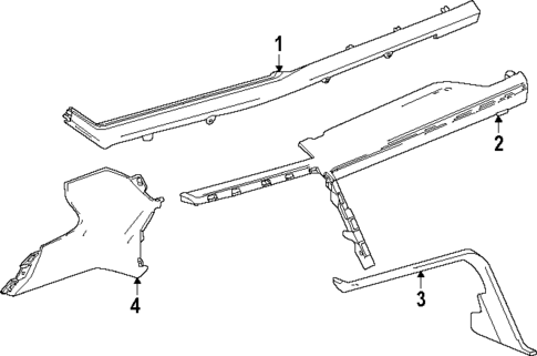 Instrument Panel Components for 2022 GMC Sierra 1500 Limited #4