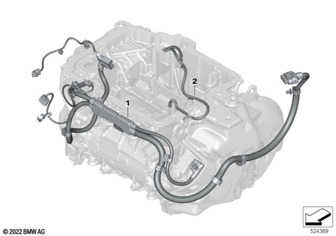 Various Wiring Harnesses for 2024 Mini Countryman SE ALL4 #1