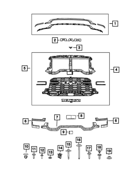 Grilles for 2025 Ram 3500 #0