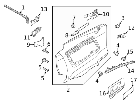 Interior Trim - Quarter Panels for 2017 Audi A3 Quattro #0