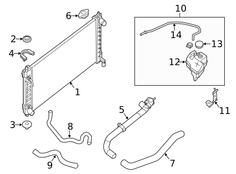 Radiator & Components for 2015 Nissan Altima #0