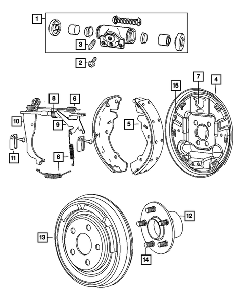 Rear Brakes for 2017 Jeep Compass #2