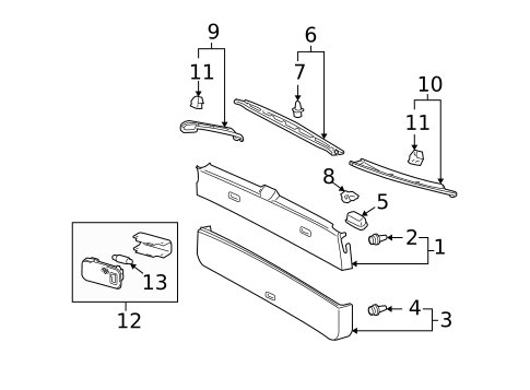 Interior Trim for 2008 Lexus RX400h #0