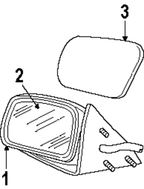 Outside Mirrors for 2001 Mercury Grand Marquis #0